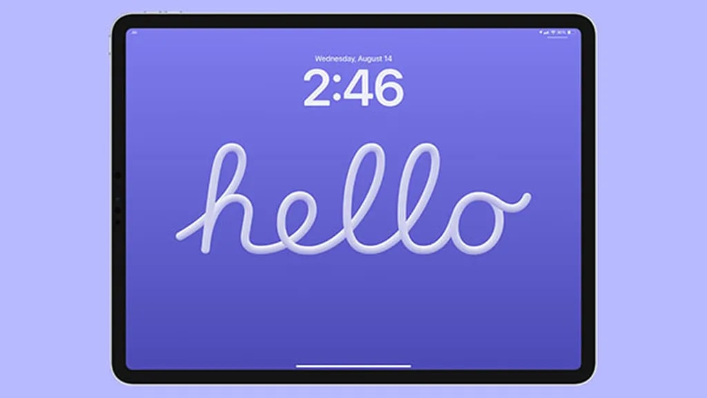 والپیر Hello مکها در آیپد