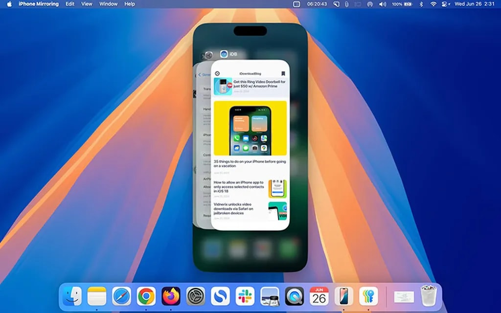 باز کردن اپ سوییچر