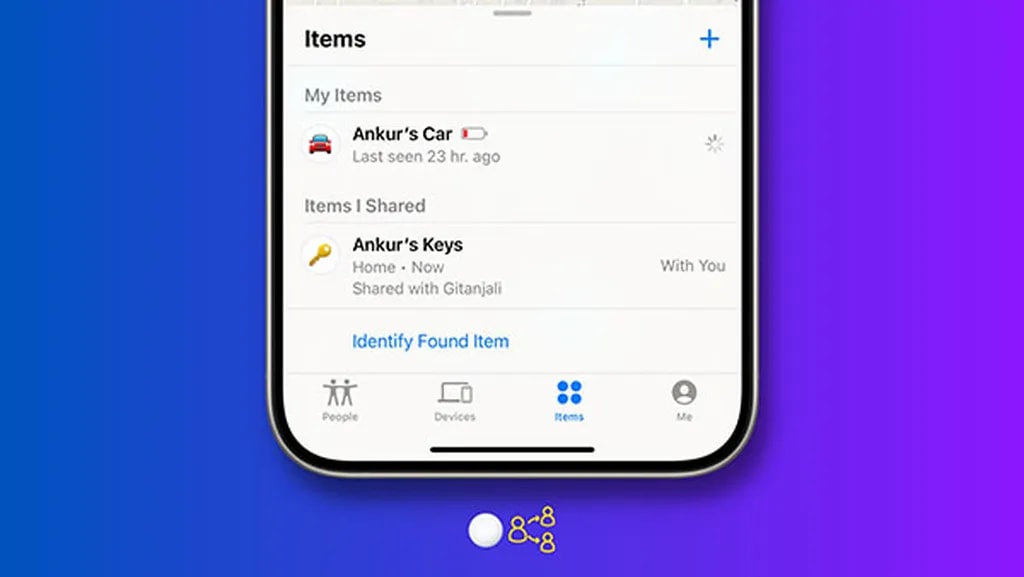 نمایش محل سوییچ و خودرو روی نقشه