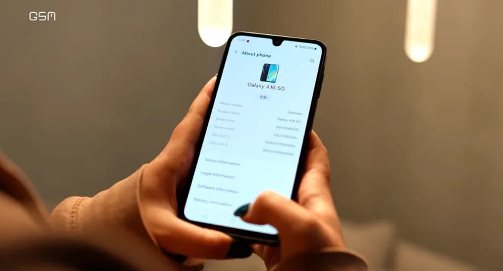 مشخصات گوشی سامسونگ گلکسی A16