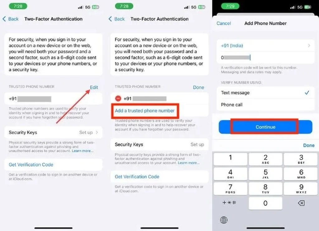 فعالسازی تایید دو مرحلهای برای بالابردن امنیت اپل آیدی