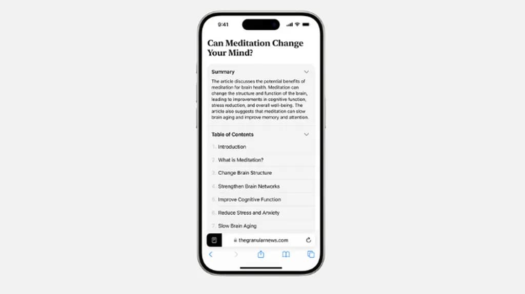 safari ios 18