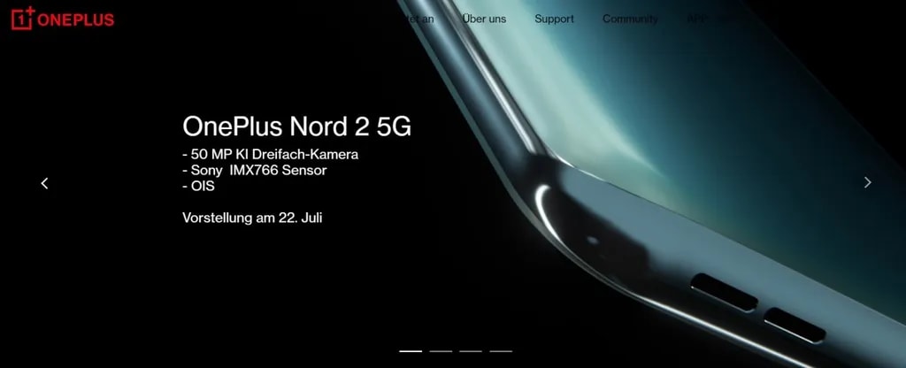 مشخصات دوربین وان پلاس نورد 2 که به صورت رسمی اعلام شدهاند