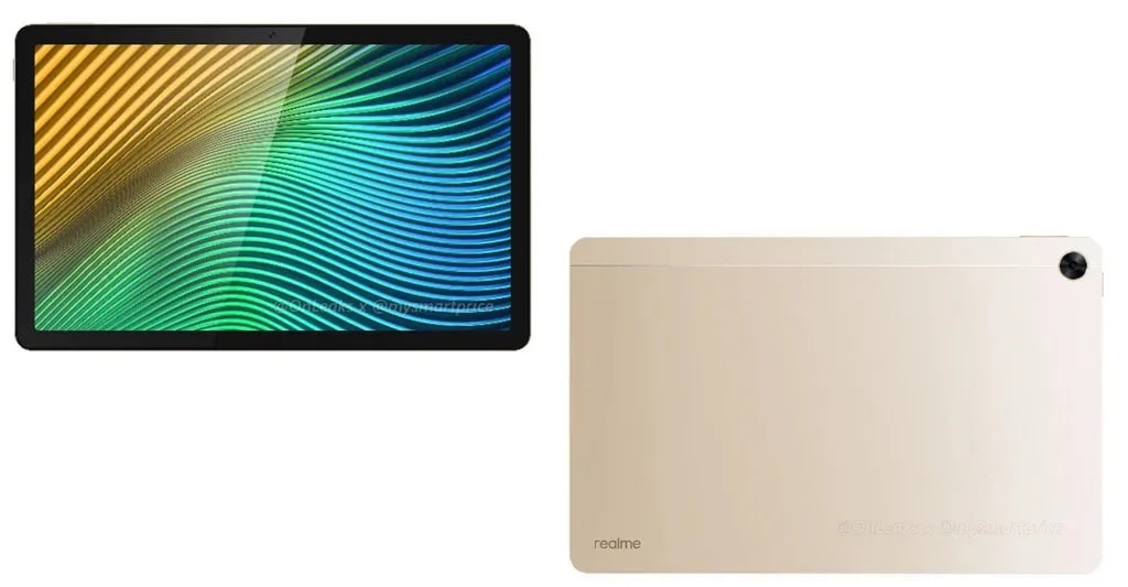 ریلمی پد در رنگ طلایی