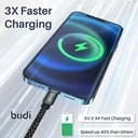 کابل شارژ کنفی USB به لایتنینگ بودی مدل DC206L20B-1