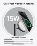 شارژر بیسیم ۱۵ وات ۳ در ۱ انکر مدل MagGo Wireless Charging Station 3-in-1 Qi2 B25M4-4