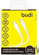 کابل شارژ سیلیکونی USB-C به USB-C بودی مدل DC237TT12W-1