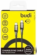 کابل شارژ کنفی USB-C به USB-C بودی مدل DC239TT15-1