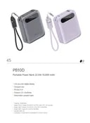 پاوربانک کیو سی وای مدل PB10D ظرفیت 10000 میلیآمپر-2