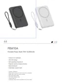 پاوربانک کیو سی وای مدل PBW10A ظرفیت 10000 میلیآمپر-2