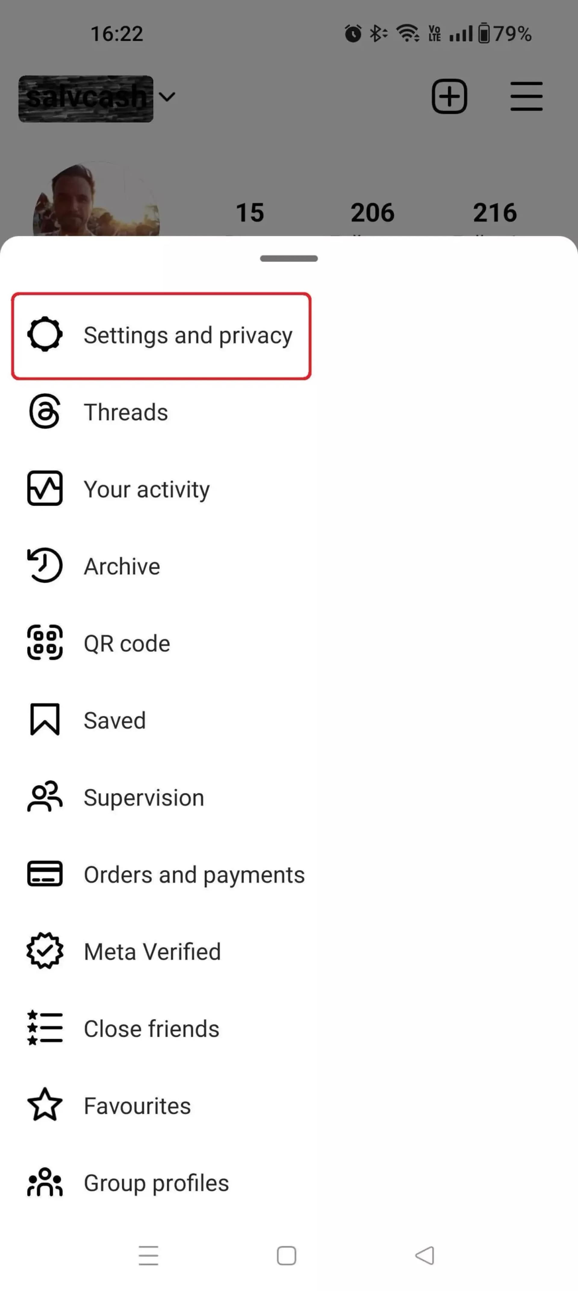 نحوهی روشن کردن Quiet Mode اینستاگرام