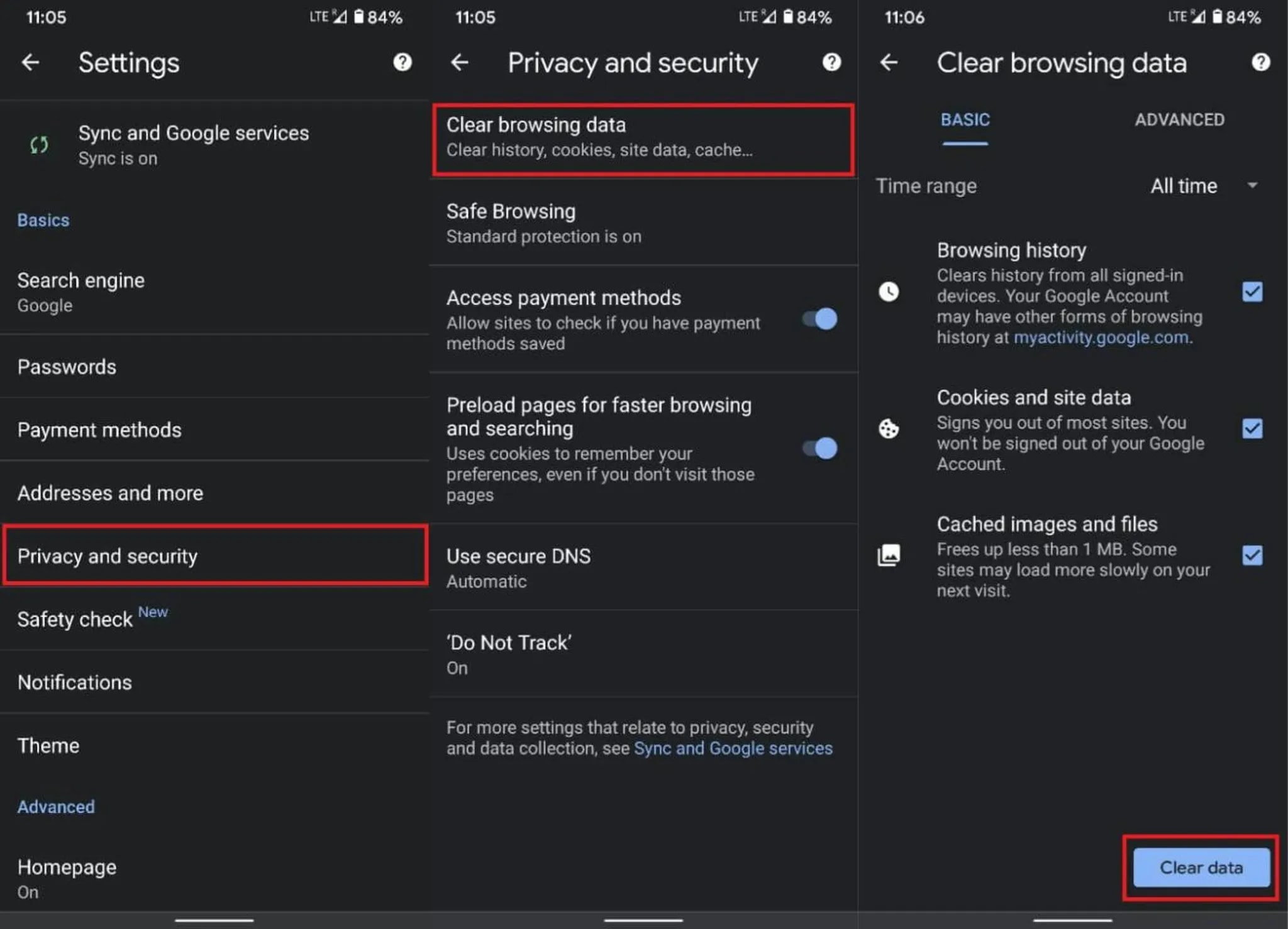 مراحل ریستکردن تنظیمات گوگلکروم با برنامهی کروم