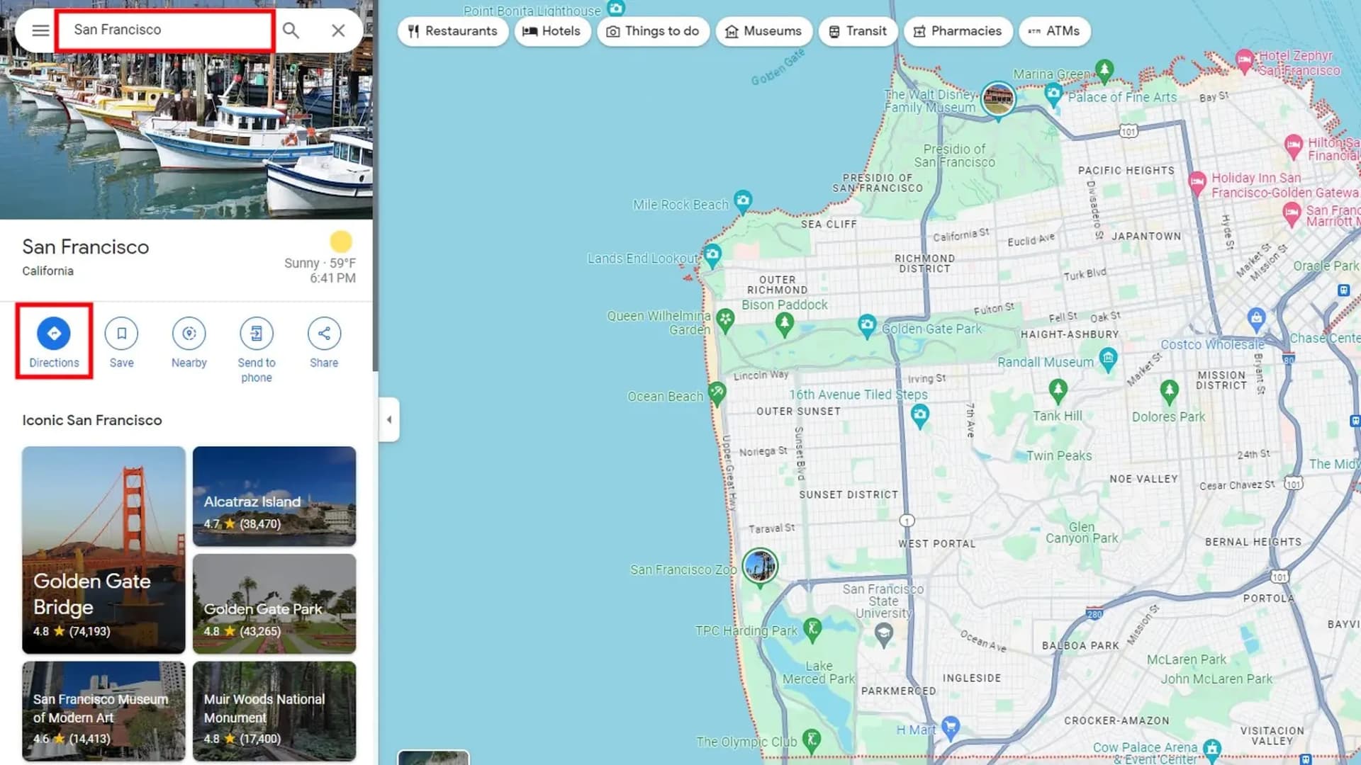 نحوه ذخیرهکردن مسیر در نسخه دسکتاپ Google Maps