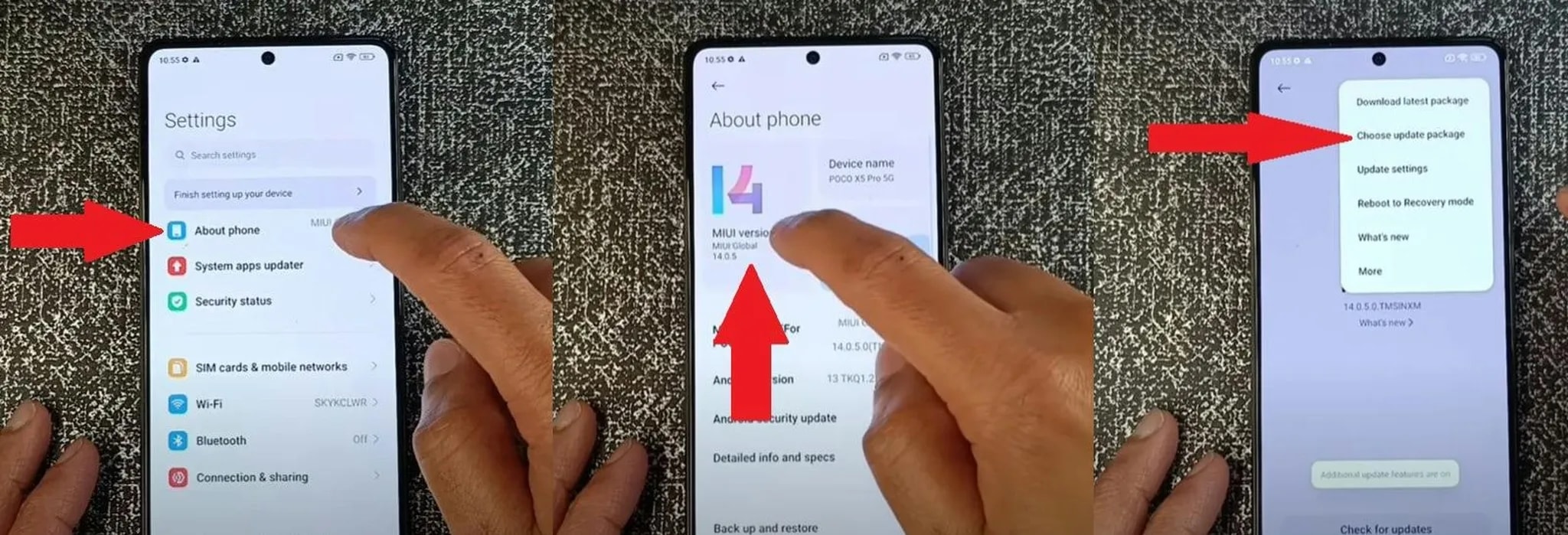 استفاده از ارتقاء محلی بهروزرسانی هایپراواس