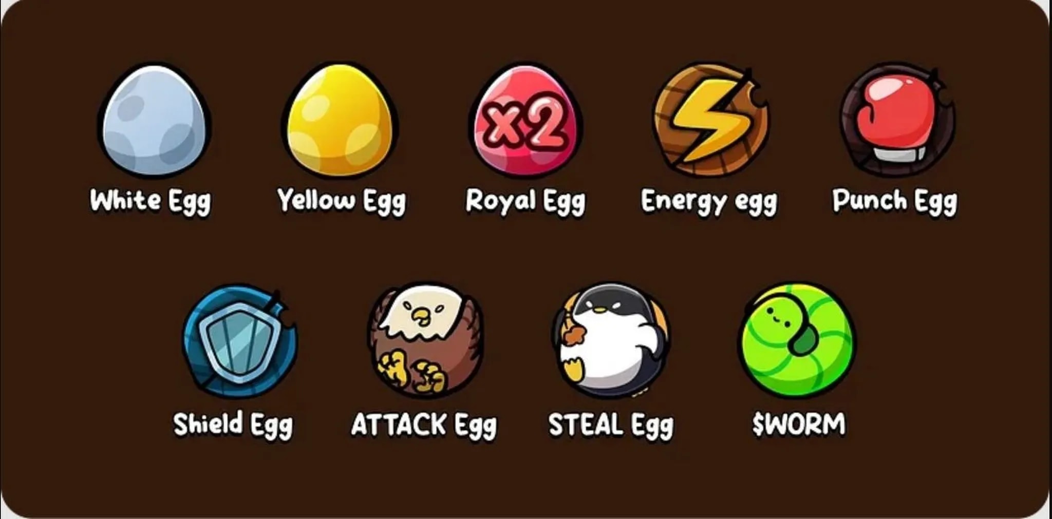 انواع Eggs و تأثیر آنها در بازی