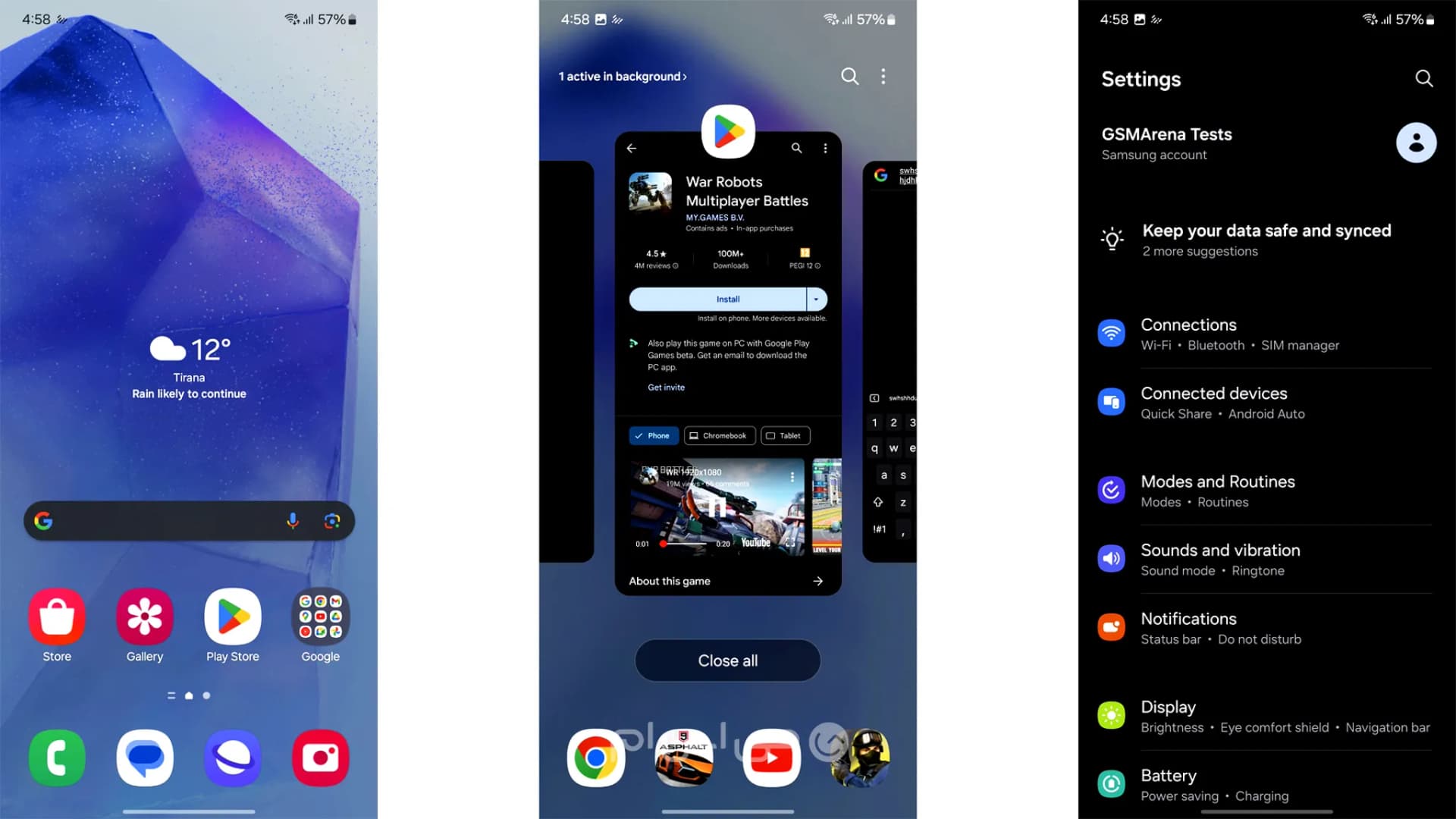 نرمافزار گوشی موبایل سامسونگ گلکسی A55