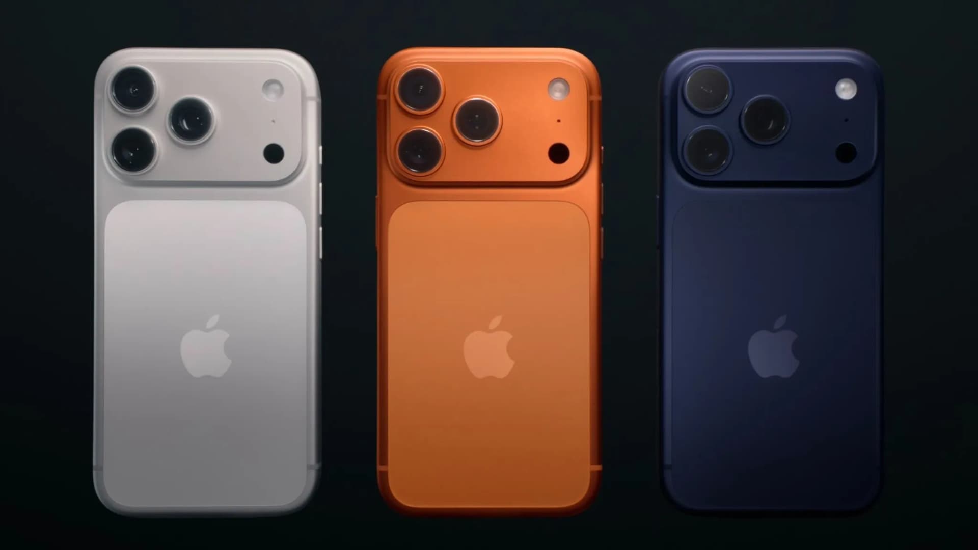 رنگبندی گوشی آیفون ۱۷ پرو