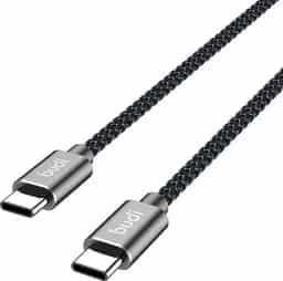 کابل شارژ کنفی USB-C به USB-C بودی مدل DC206TT15