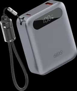 پاوربانک کیو سی وای مدل PB10D ظرفیت 10000 میلیآمپر