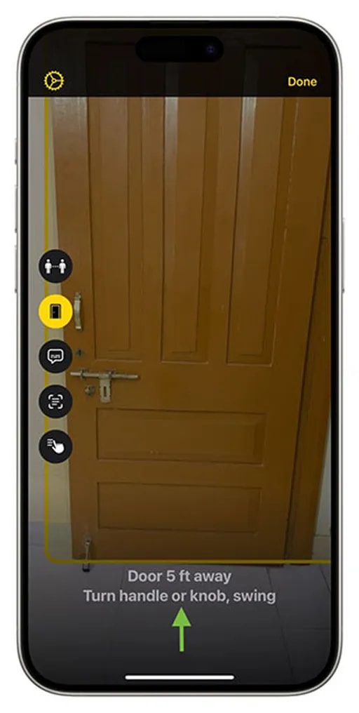 تشخیص در لحظه اجزای درون کادر دوربین