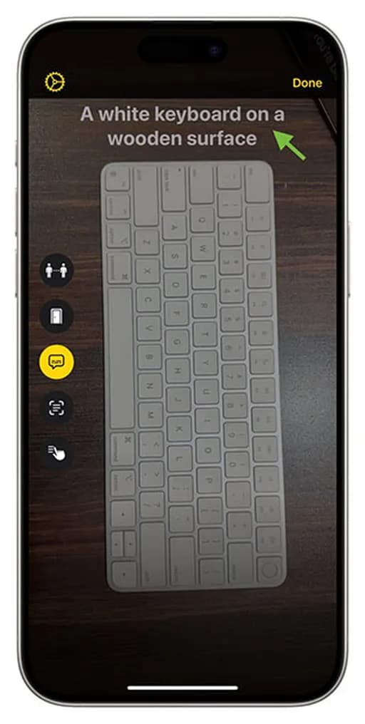 تشخیص در لحظه اجزای درون کادر دوربین