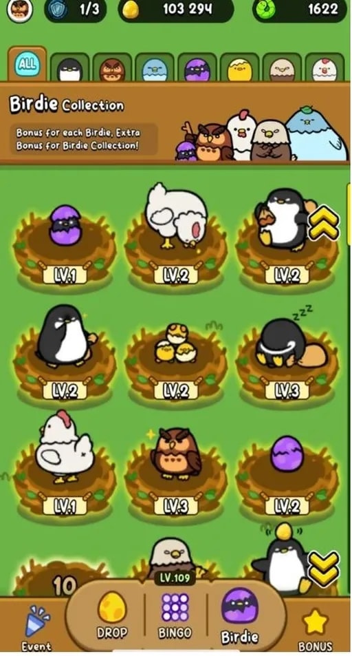 تکمیل بینگو با استفاده از تخممرغهای بینگو