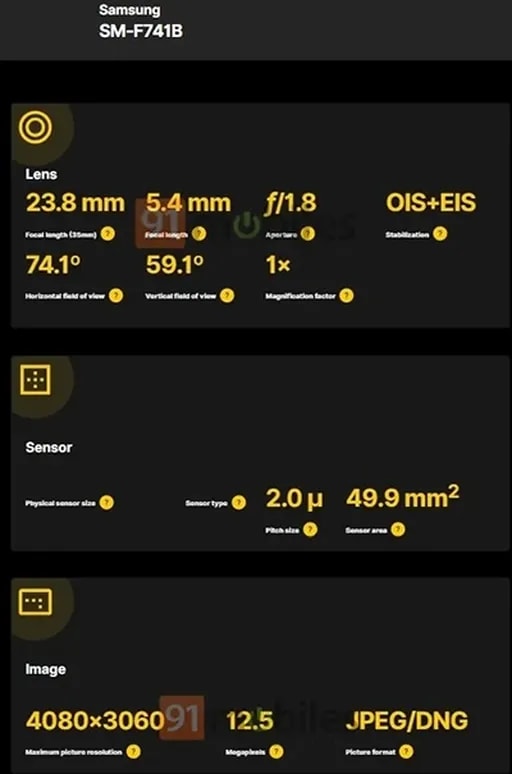 مشخصات دوربین زد فلیپ ۶