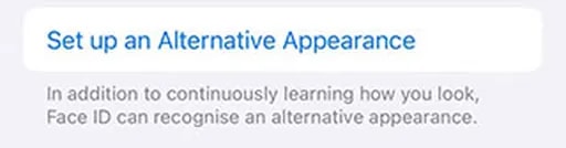 اضافه کردن چهره جدید به سیستم تشخیص چهره در آیفون