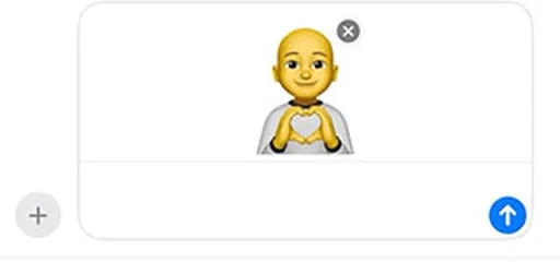 ارسال میموجی در قالب استیکر