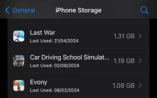حذف اپلیکیشن در آيفون