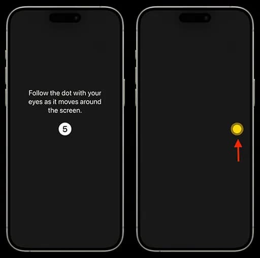 کنترل کردن آیفون با حرکت چشم