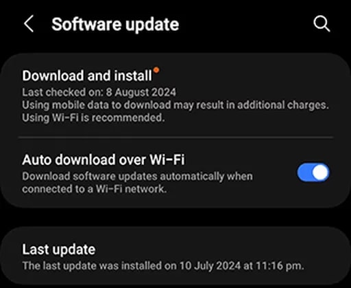 آپدیت کردن گوشی اندرویدی