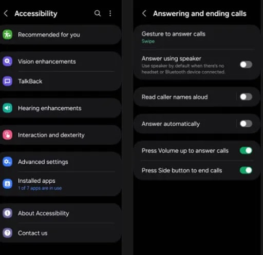 Android Accessibility Features
