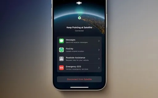 اپل ۵ ویژگی جدید ماهوارهای به آیفون اضافه میکند