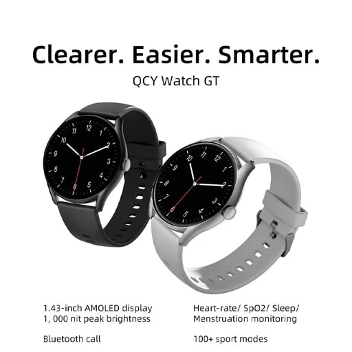 ساعت هوشمند کیو سی وای مدل GT-2