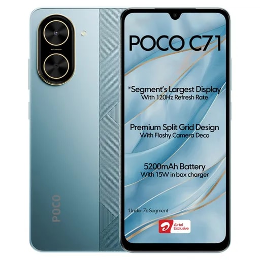 گوشی شیائومی پوکو C71 ظرفیت 128GB رم 4GB-2