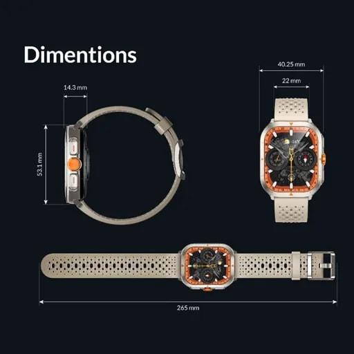 ساعت هوشمند گلوریمی مدل GX TRACE-2