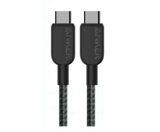 کابل شارژ کنفی USB-C به USB-C انکر مدل A81D5-1