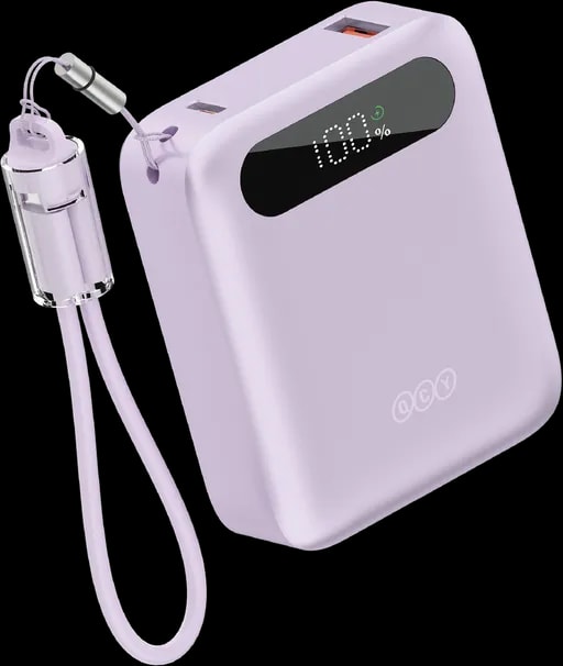 پاوربانک کیو سی وای مدل PB10D ظرفیت 10000 میلیآمپر-1