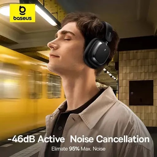 هدفون بلوتوثی باسئوس مدل Bowie H1s-3