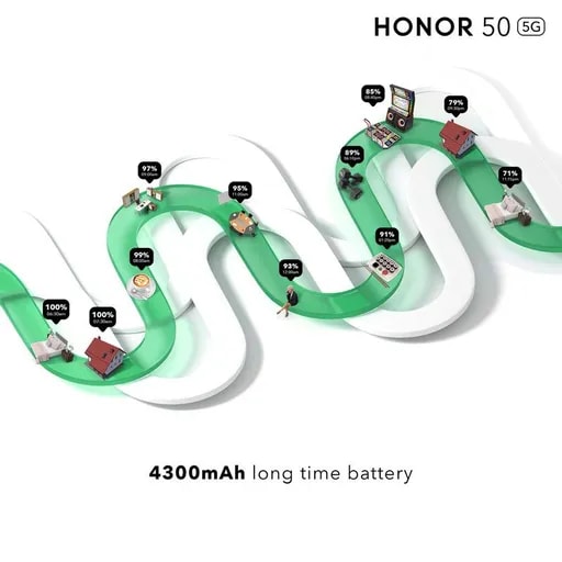 آنر 50 ظرفیت 128GB رم 8GB-2